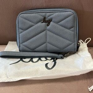 Lug Rodeo 2 Matte Luxe Wristlet Wallet in Blue Moon Icepop